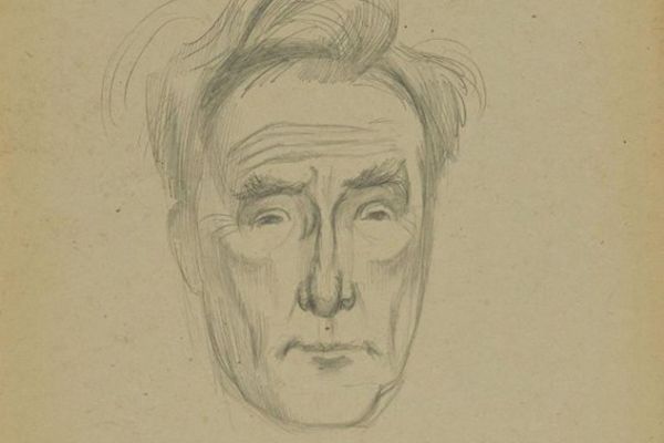 Олег Комов. Мужской портрет, 1970-е. Бумага, карандаш, 30х21 см. Краснодарский краевой художественный музей имени Ф.А. Коваленко