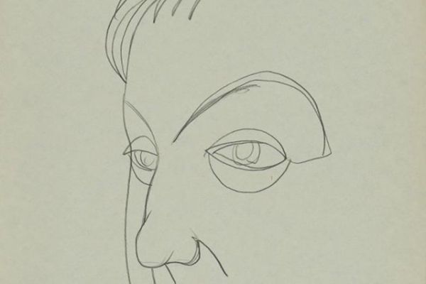 Олег Комов. Мужской портрет, 1980-е. Бумага, карандаш, 30х21,3 см. Краснодарский краевой художественный музей имени Ф.А. Коваленко