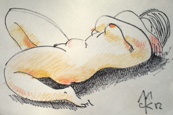 Сергей Малютов. 2012. Бумага, маркер, цветные карандаши. Фото из архива Сергея Малютова