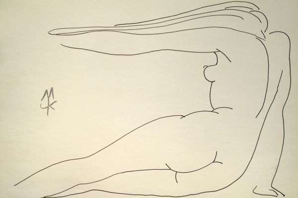 Сергей Малютов. Ветер, 1992. Бумага, пастель, 60х44 см. Фото из архива Сергея Малютова