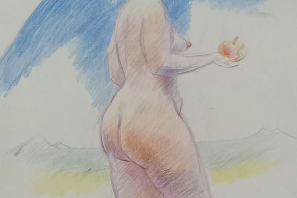 Сергей Малютов. 2021. Бумага, цветные карандаши, 29.5х21 см. Фото из архива Сергея Малютова