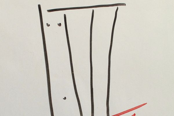 Сергей Малютов, 2006. Мелованная бумага, гелиевая ручка, 19х13 см. Фото из архива Сергея Малютова