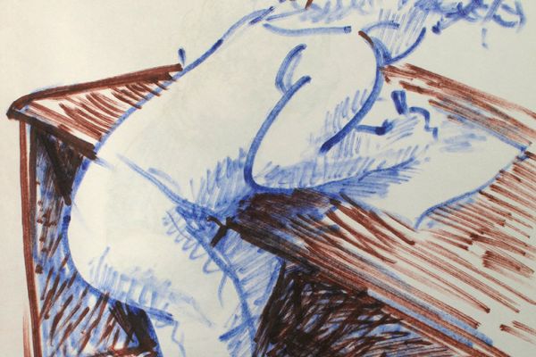 Сергей Малютов. Кирюша 3, 2012. Бумага, маркер, 29,5х21 см. Фото из архива Сергея Малютова