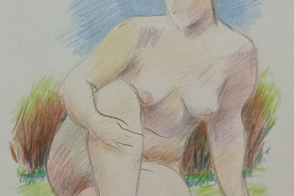 Сергей Малютов. 2021. Бумага, цветные карандаши, 29.5х21 см. Фото из архива Сергея Малютова