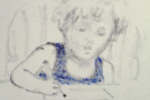 Сергей Малютов. Кирюша 8, 2012. Бумага, маркер, высота 29,5 см. Фото из архива Сергея Малютова