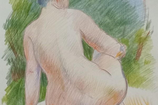 Сергей Малютов. 2021. Бумага, цветные карандаши, 29.5х21 см. Фото из архива Сергея Малютова