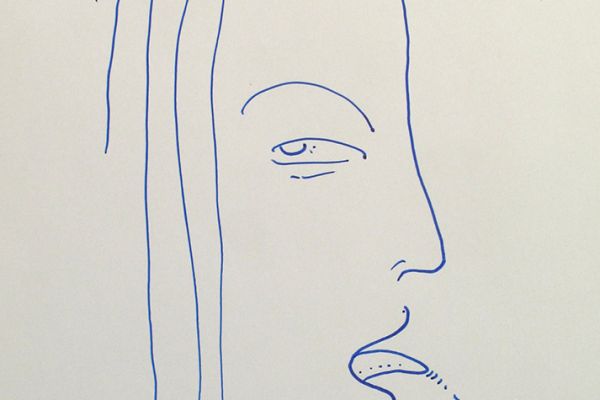 Сергей Малютов. 2006. Мелованная бумага, гелиевая ручка, 19х13 см. Фото из архива Сергея Малютова