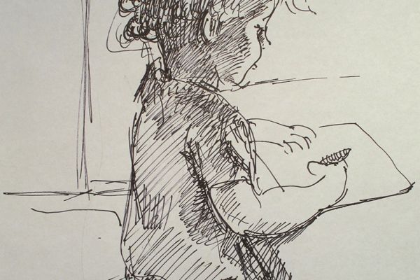 Сергей Малютов. Кирюша 9, 2012. Бумага, маркер, 29,5х21 см. Фото из архива Сергея Малютова