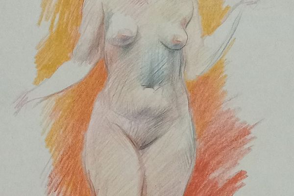 Сергей Малютов. 2021. Бумага, цветные карандаши, 29.5х21 см. Фото из архива Сергея Малютова