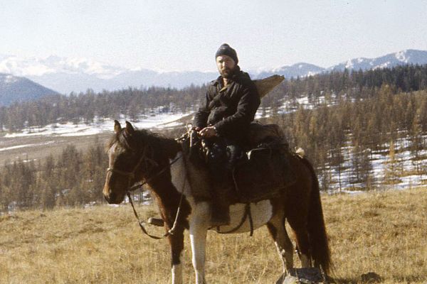 Владимир Потлов на Алтае,1985