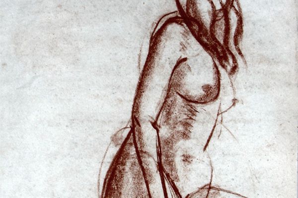 Владимир Потлов. Натурщица 2, 1974. Бумага, сангина. 60х50 см. Фото из архива Владимира Потлова