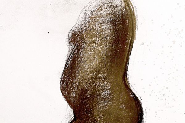 Владимир Потлов. Фигура 6, 2023. Бумага, сангина. 60х40 см. Фото из архива Владимира Потлова