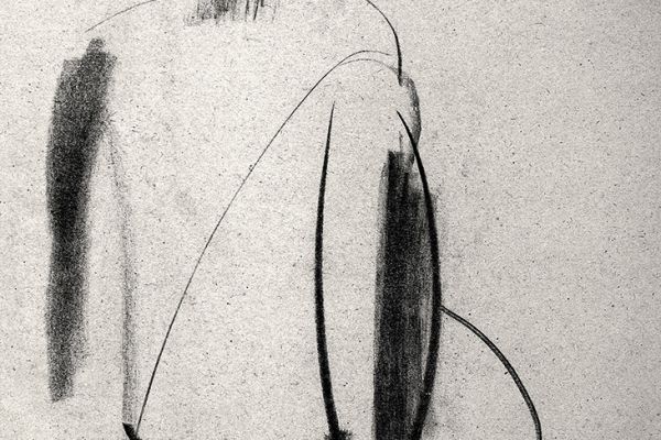 Владимир Потлов. Модель 3, 1988. Бумага, уголь. 62х47 см. Фото из архива Владимира Потлова