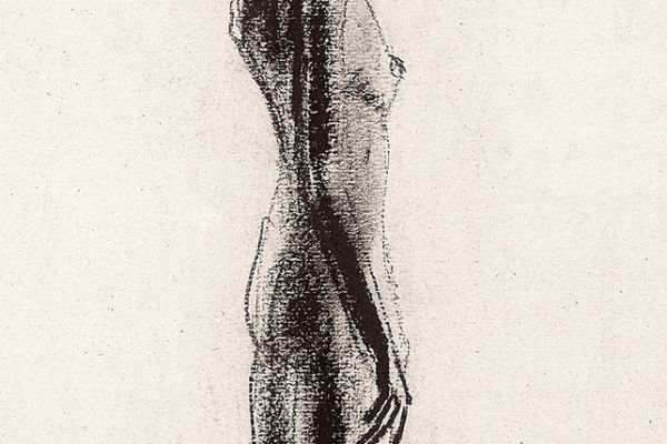 Владимир Потлов. Обнаженная модель,1988. Бумага, сангина. 58х42 см. Фото из архива Владимира Потлова