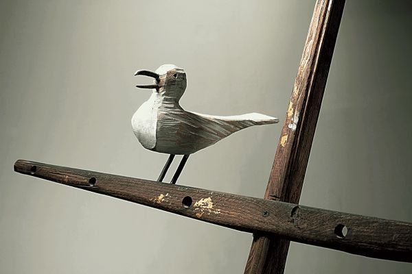 Владимир Потлов. Корабль (фрагмент 2), 2005. Из многофигурной интерактивной композиции Призраки затонувшего корабля (Остров сокровищ). Дуб тонированный. Московский музей современного искусства. Фото из архива Владимира Потлова