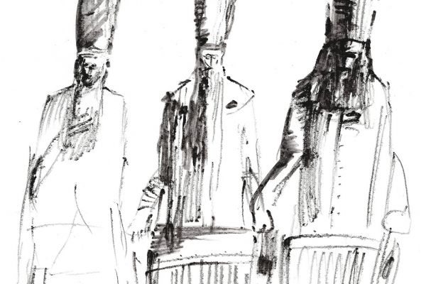 Владимир Потлов. Бояре, 2007. Эскиз. Фото из архива Владимира Потлова