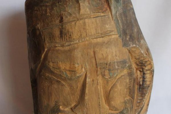 Сергей Конёнков. 1918. Степан Разин. Дерево, высота 32 см. Семеновский историко-художественный музей, Нижегородская область