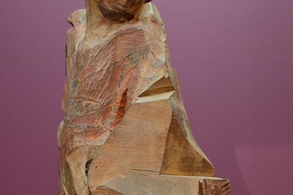 Сергей Конёнков. 1918. Степан Разин. Дерево подцвеченное, 52х27х23 см. Серпуховский историко-художественный музей, Московская область. Фото: miss-goodwrong.livejournal.com