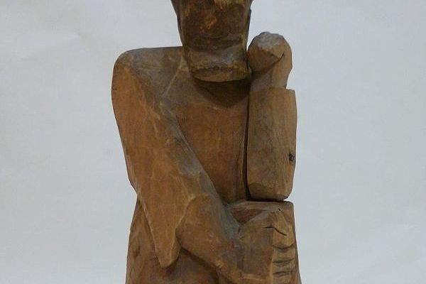 Сергей Конёнков. 1923. Степан Разин. Дерево, 36,5х5х10 см. Сергиево-Посадский государственный историко-художественный музей-заповедник, Московская область