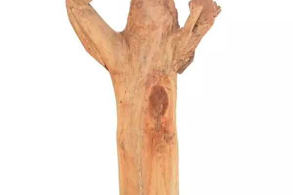 Сергей Конёнков. Маша-поводырь, 1913. Дерево подцвеченное, 130х55,5х41 см. Музей скульптуры С.Т. Конёнкова, Смоленск. Фото: ar.culture.ru