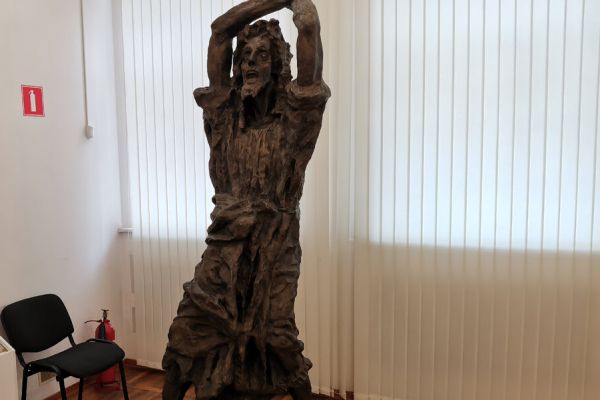 Сергей Конёнков. Пророк, 1928. Бронза, 240х100х80 см. Музей скульптуры С.Т. Конёнкова, Смоленск