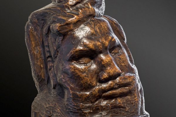 Сергей Конёнков. Великосил, 1909. Дерево, 53,5х38,5х43,3 см. Нижегородский государственный художественный музей