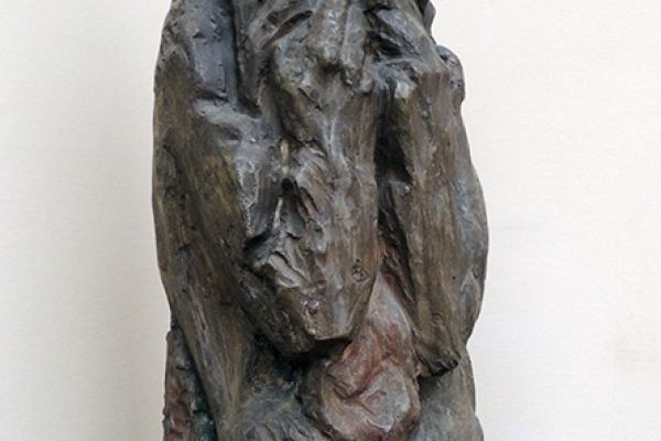 Сергей Конёнков. Свистушкин, 1915. Цемент, 143х46х52 см. Государственная Третьяковская галерея, Москва. Фото: shakko