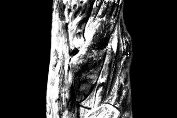 Сергей Конёнков. Счастливый странник, 1924. Дерево. США