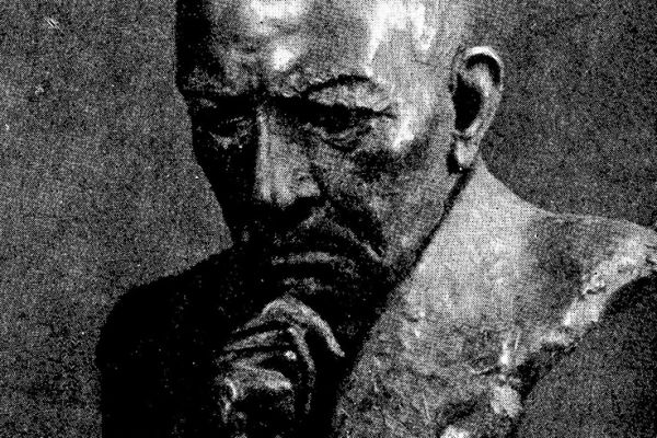 Надежда Крандиевская. Академик П. Вильямс, 1938. Бронза. Фото из альбома ''А.В. Парамонов. Н.В. Крандиевская'', М., ''Советский художник'', 1969