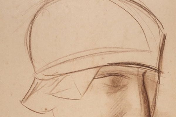 Сергей Кольцов. Женский портрет, начало 1930-х. Бумага, сангина, 27,3х21 см. Фото Аукционный дом СОВКОМ, Москва