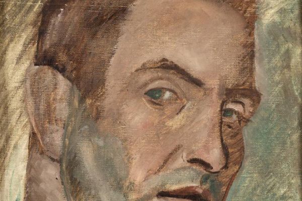 Сергей Кольцов. Автопортрет, 1931. Холст, картон, масло, 33,5х28 см. Калининградский областной музей изобразительных искусств