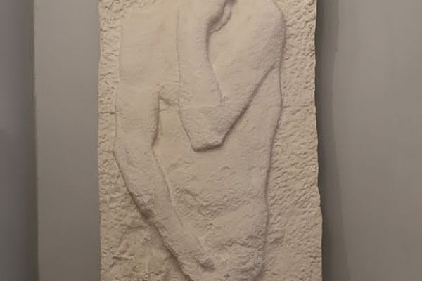 Александр Матвеев. Поэт, 1908. Барельеф. Гипс. Для имения Я.Е. Жуковского в Новом Кучук-Кое, Крым. Мемориальная мастерская А.Т. Матвеева, Москва.