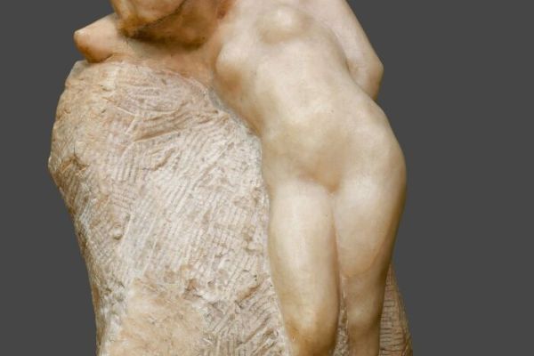 Владимир Домогацкий. Девушка, 1916. Алебастр, 50х28х25 см. Государственная Третьяковская галерея, Москва