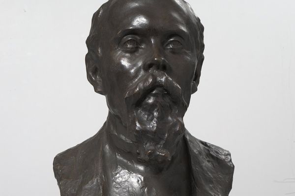 Портрет скульптора Василия Ватагина, 1924. Бронза, 51х30х27 см. Отлив 1960 года. Государственная Третьяковская галерея, Москва
