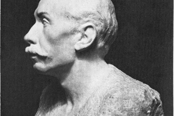 Владимир Домогацкий. Автопортрет 1924-1925. Мрамор, высота 53 см. Государственный Русский музей, С.-Петербург