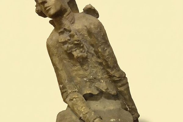 Виктор Думанян. Реквием. Памяти Тальберга (Моцарт), 1984-1986. Бронза, 94х50х55 см. Государственный Русский музей, С.-Петербург