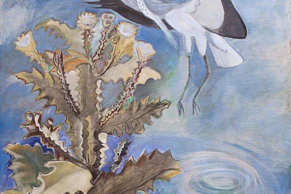 Александр Белашов. Цапля, 2005. Холст, масло. Фото из архива А.А. Белашова