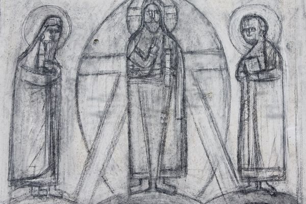 Анатолий Комелин. Преображение. Рисунок на камне, 2005-2023. Фото из архива А. Комелина